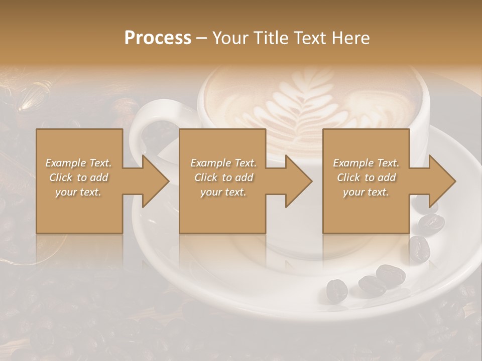Still Life Latte Latteart PowerPoint Template