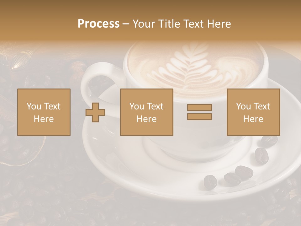 Still Life Latte Latteart PowerPoint Template