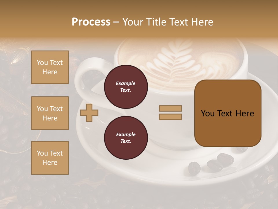 Still Life Latte Latteart PowerPoint Template