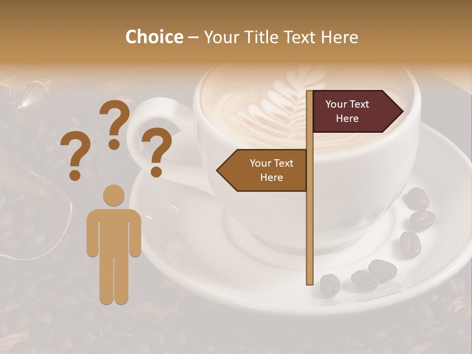 Still Life Latte Latteart PowerPoint Template