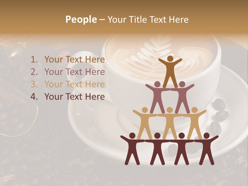 Still Life Latte Latteart PowerPoint Template