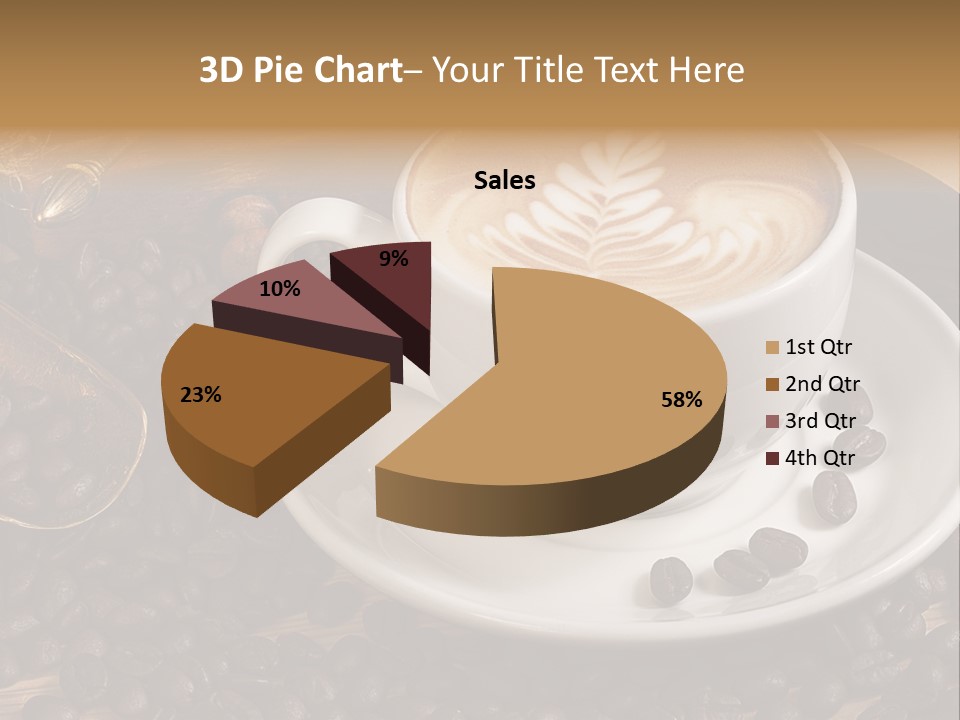 Still Life Latte Latteart PowerPoint Template