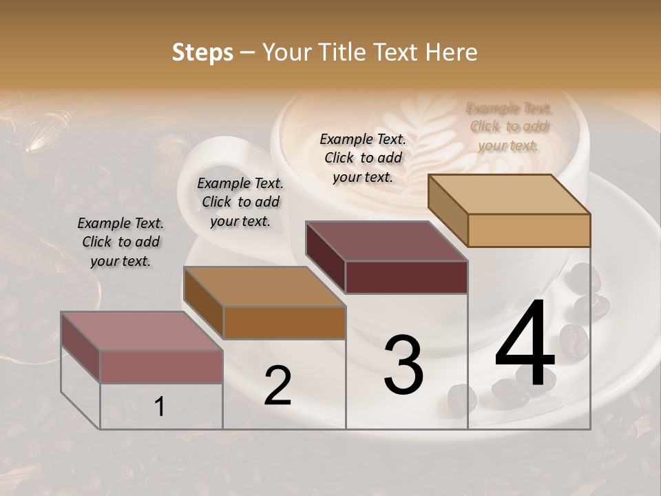 Still Life Latte Latteart PowerPoint Template