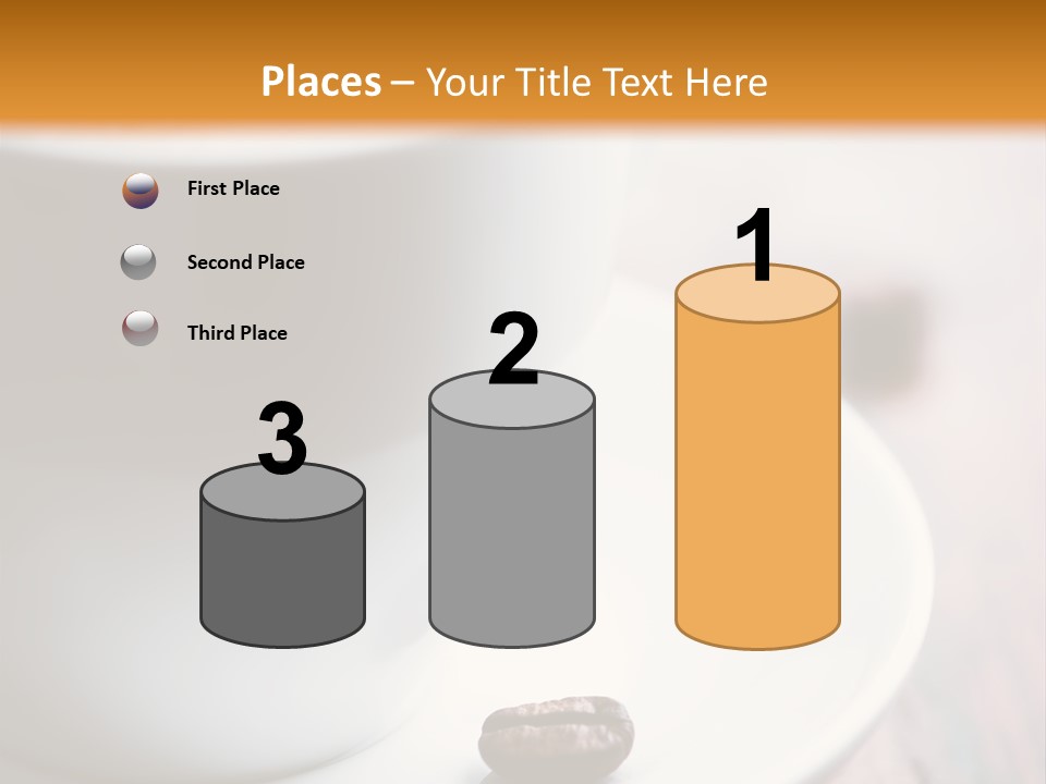 Arabica Froth Coffee Beans PowerPoint Template