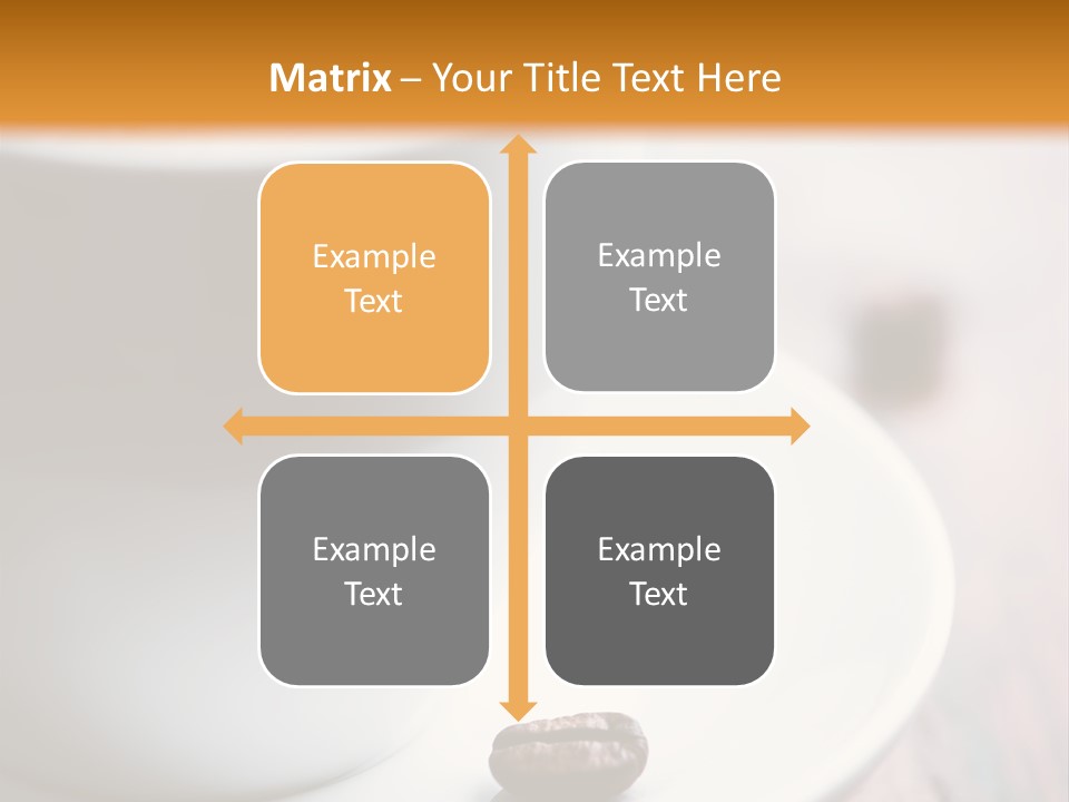 Arabica Froth Coffee Beans PowerPoint Template