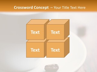 Arabica Froth Coffee Beans PowerPoint Template