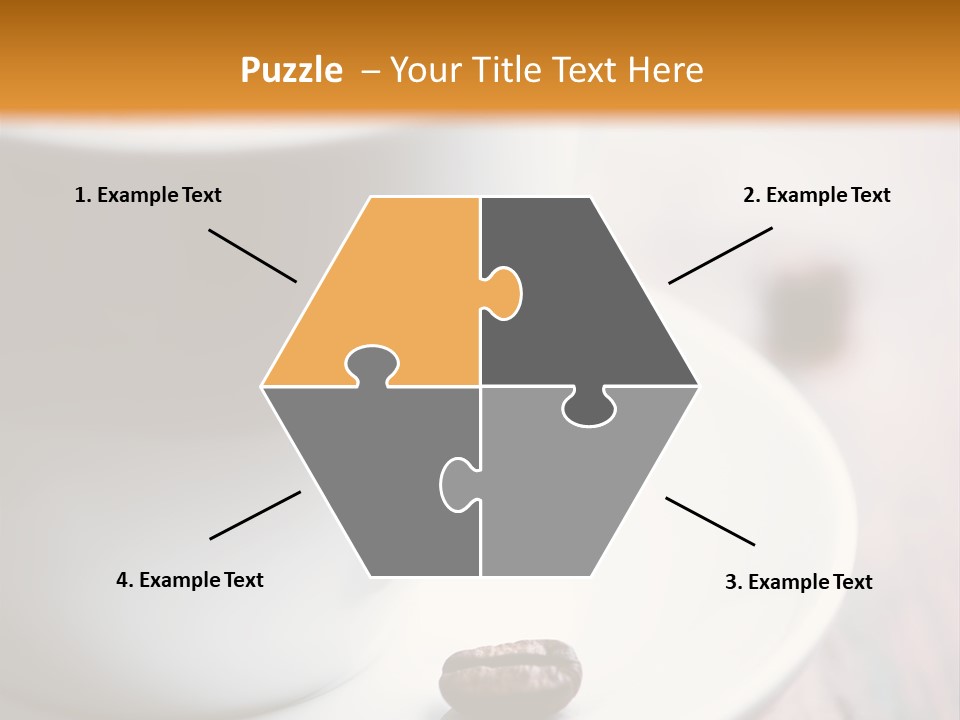 Arabica Froth Coffee Beans PowerPoint Template