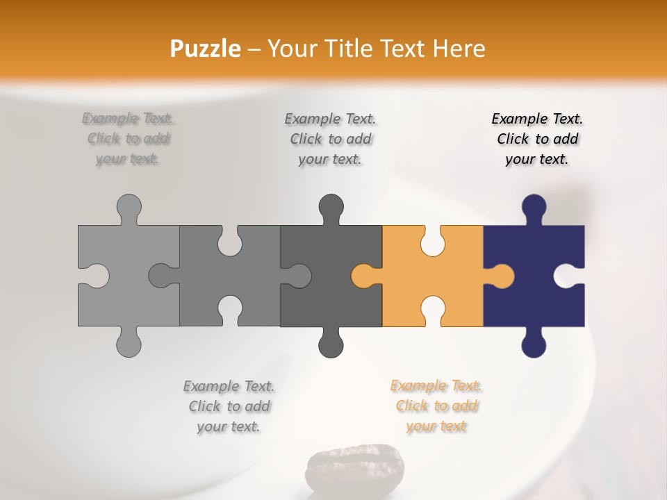 Arabica Froth Coffee Beans PowerPoint Template