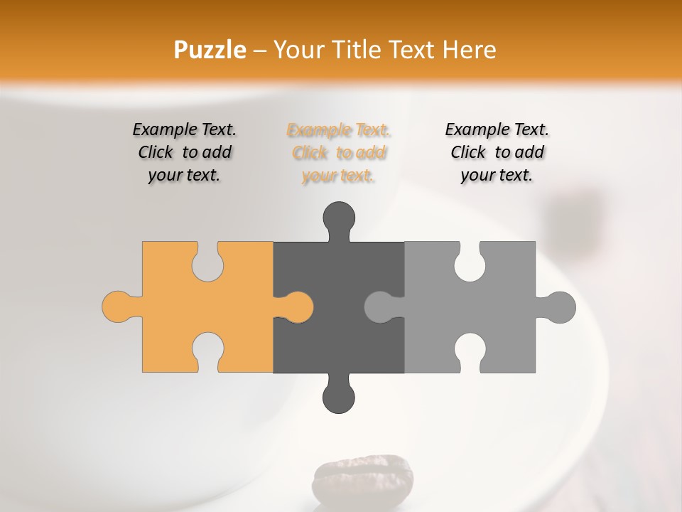 Arabica Froth Coffee Beans PowerPoint Template