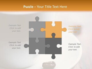 Arabica Froth Coffee Beans PowerPoint Template