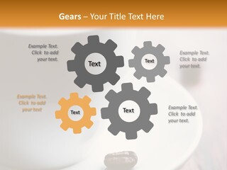 Arabica Froth Coffee Beans PowerPoint Template