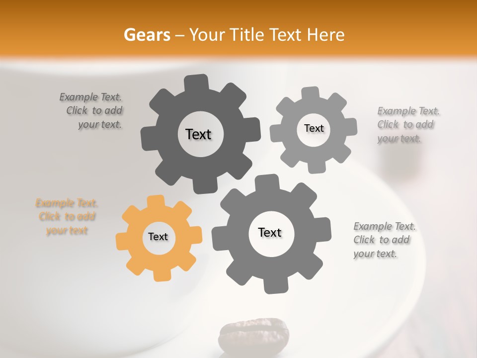 Arabica Froth Coffee Beans PowerPoint Template