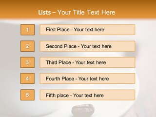 Arabica Froth Coffee Beans PowerPoint Template