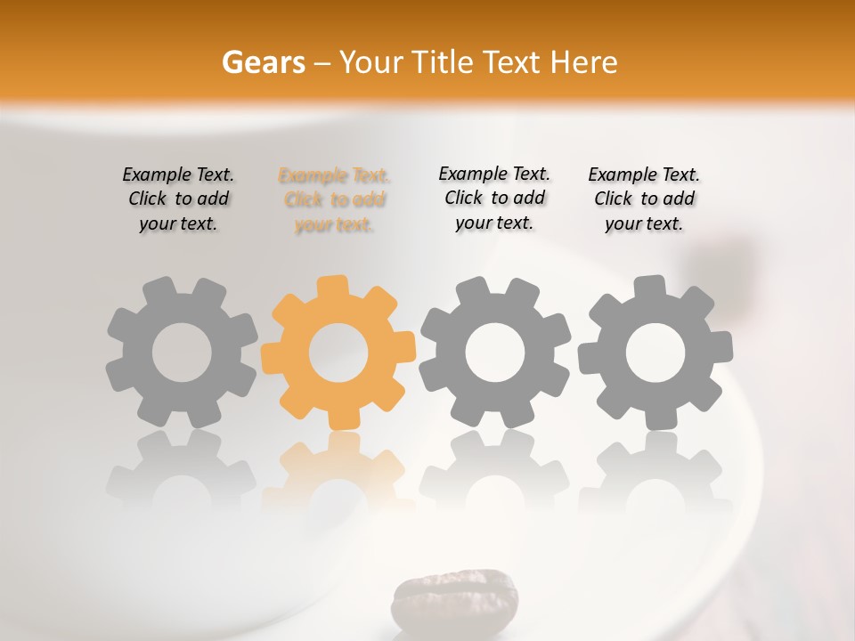 Arabica Froth Coffee Beans PowerPoint Template