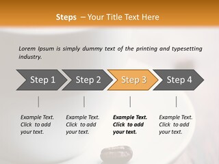 Arabica Froth Coffee Beans PowerPoint Template