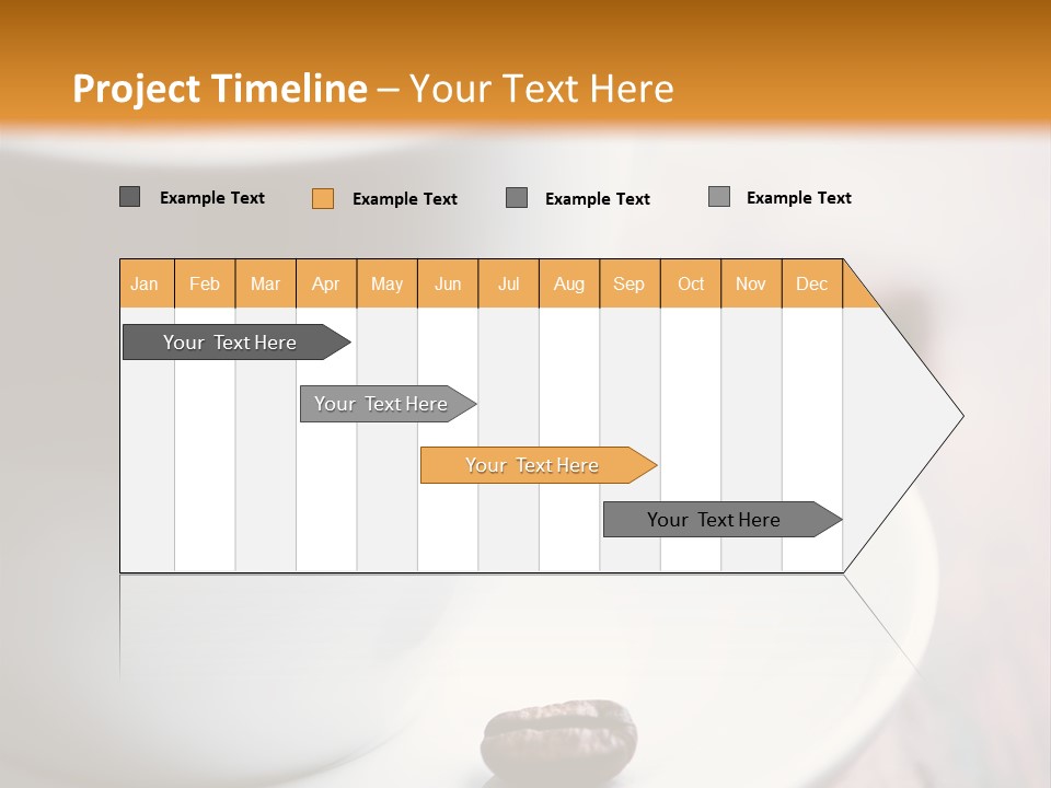 Arabica Froth Coffee Beans PowerPoint Template