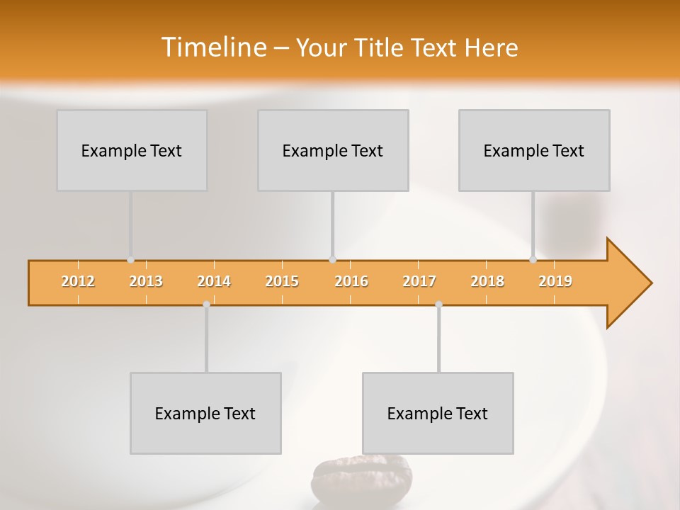 Arabica Froth Coffee Beans PowerPoint Template