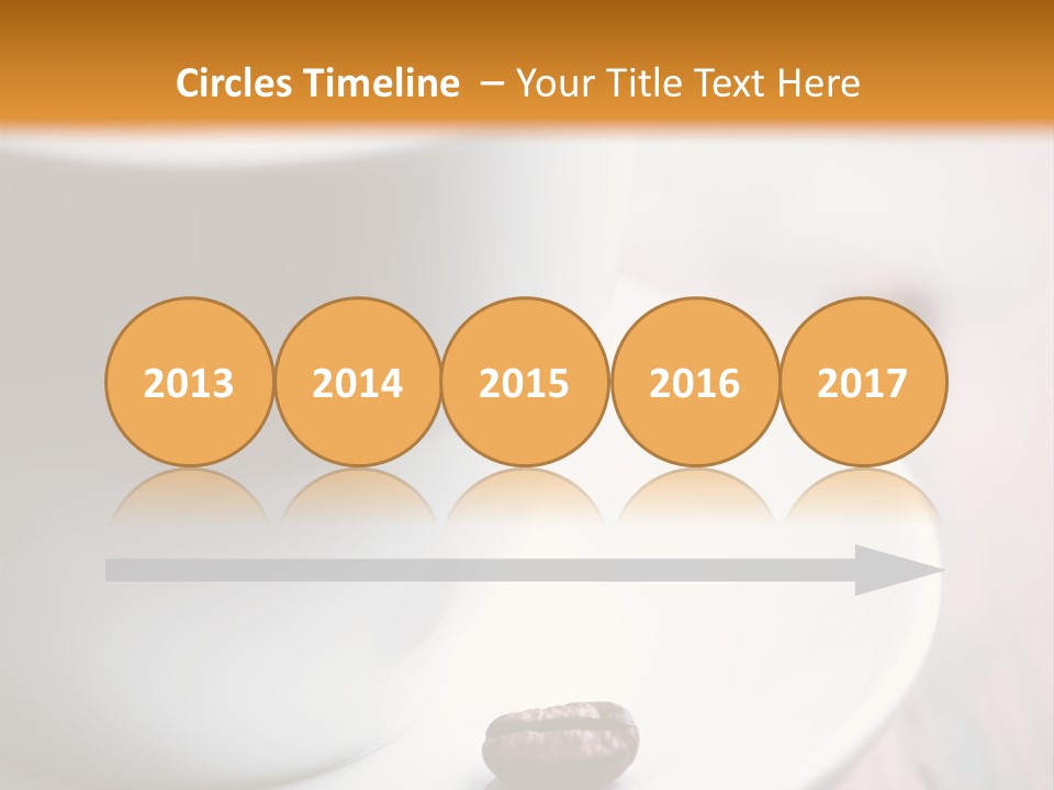 Arabica Froth Coffee Beans PowerPoint Template