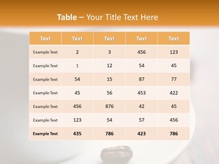 Arabica Froth Coffee Beans PowerPoint Template