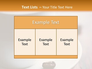 Arabica Froth Coffee Beans PowerPoint Template