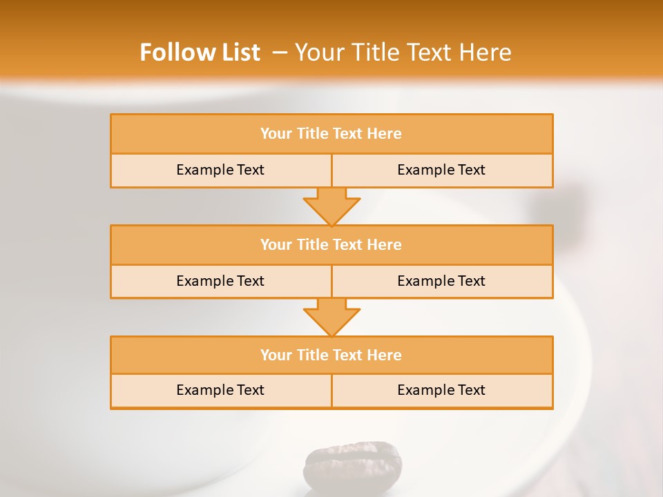 Arabica Froth Coffee Beans PowerPoint Template