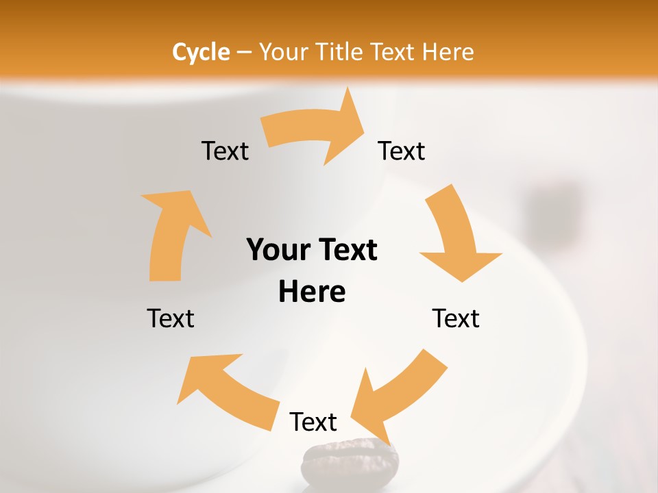 Arabica Froth Coffee Beans PowerPoint Template