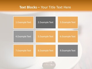 Arabica Froth Coffee Beans PowerPoint Template