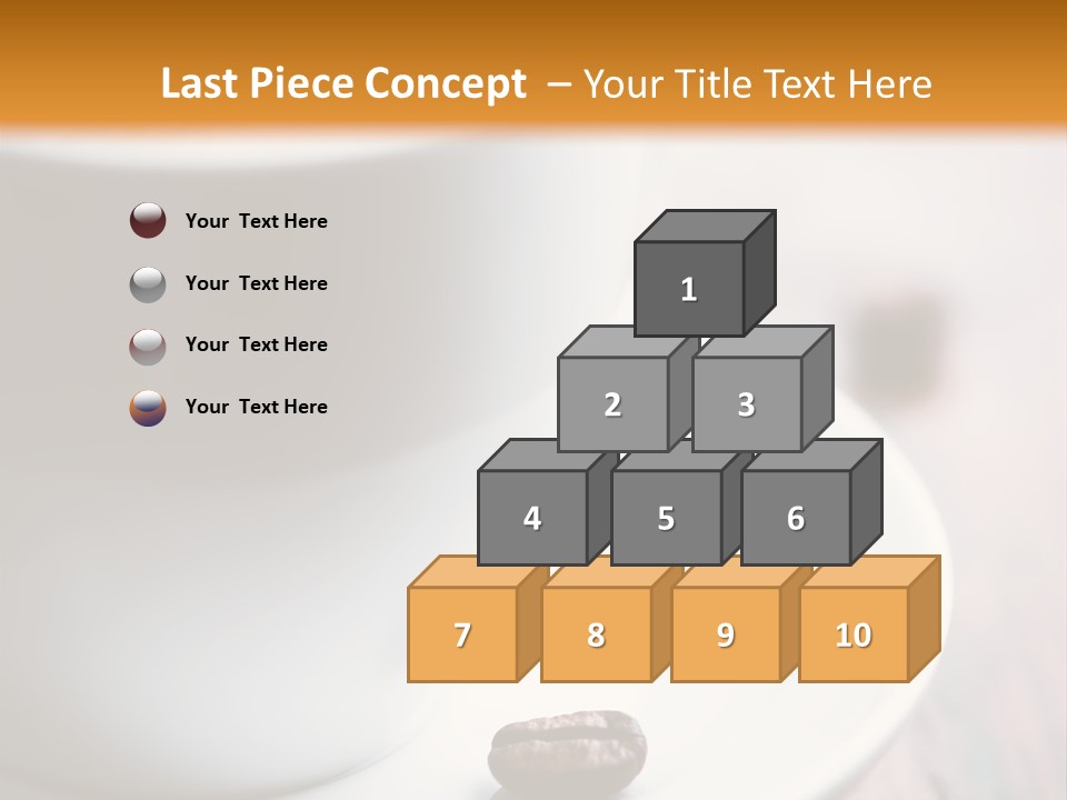 Arabica Froth Coffee Beans PowerPoint Template