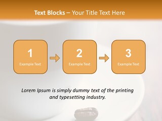 Arabica Froth Coffee Beans PowerPoint Template