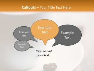 Arabica Froth Coffee Beans PowerPoint Template