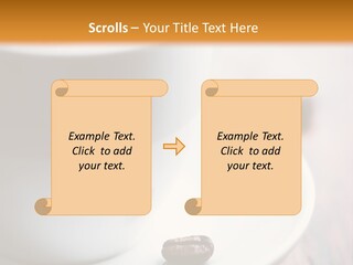 Arabica Froth Coffee Beans PowerPoint Template