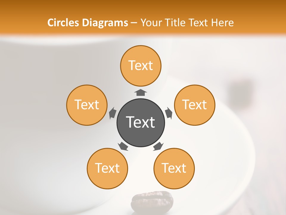 Arabica Froth Coffee Beans PowerPoint Template