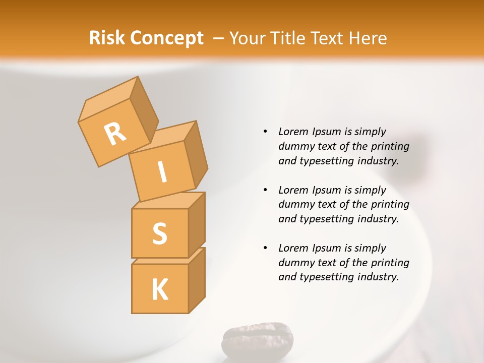 Arabica Froth Coffee Beans PowerPoint Template