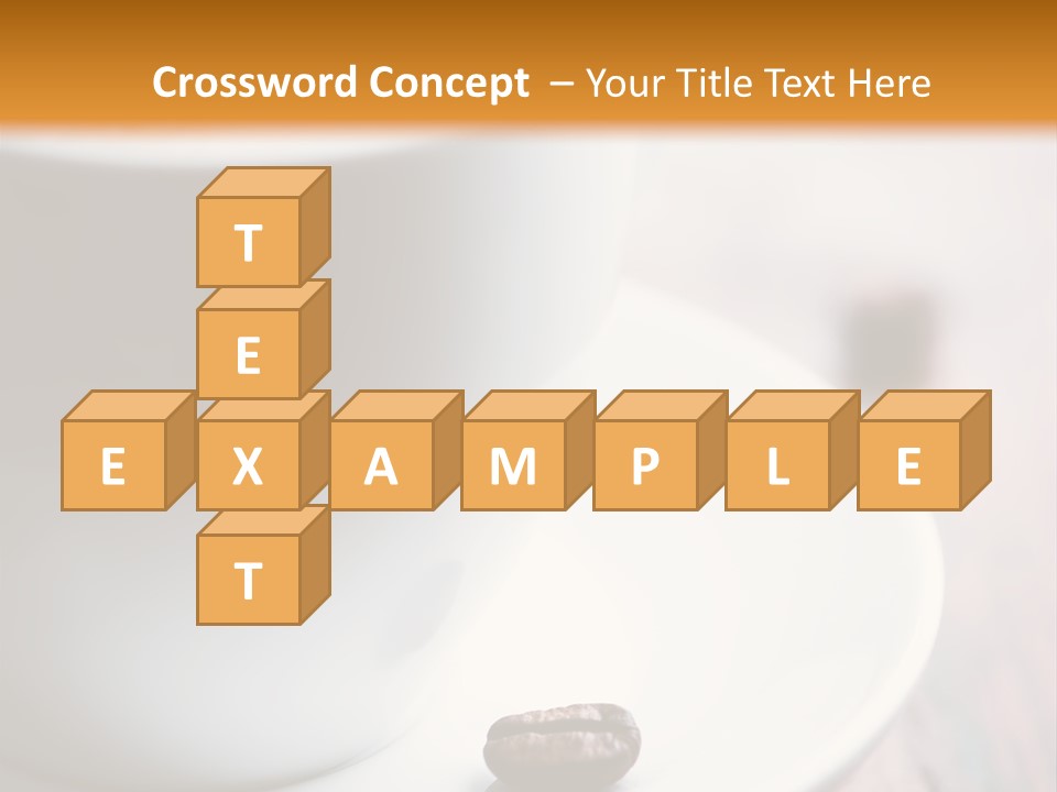 Arabica Froth Coffee Beans PowerPoint Template