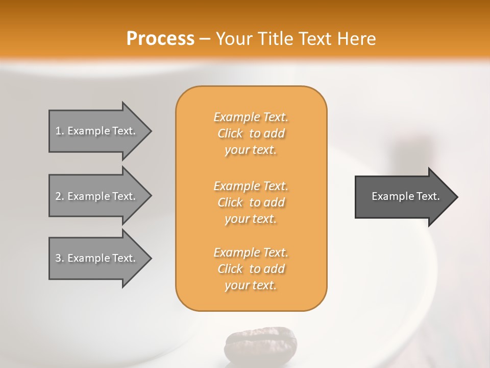 Arabica Froth Coffee Beans PowerPoint Template