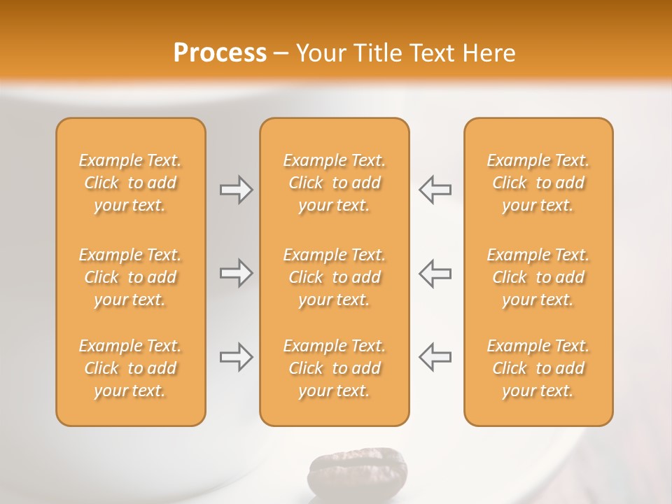 Arabica Froth Coffee Beans PowerPoint Template