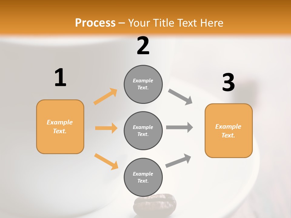 Arabica Froth Coffee Beans PowerPoint Template