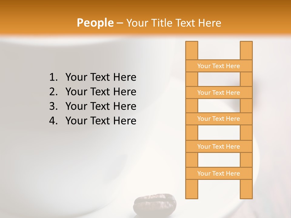 Arabica Froth Coffee Beans PowerPoint Template