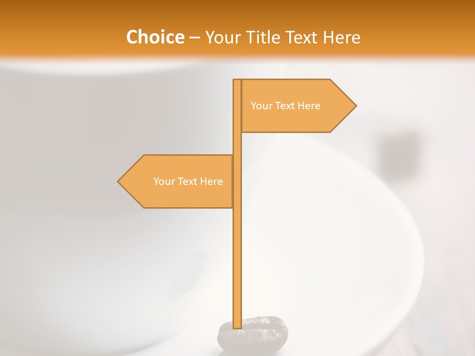 Arabica Froth Coffee Beans PowerPoint Template