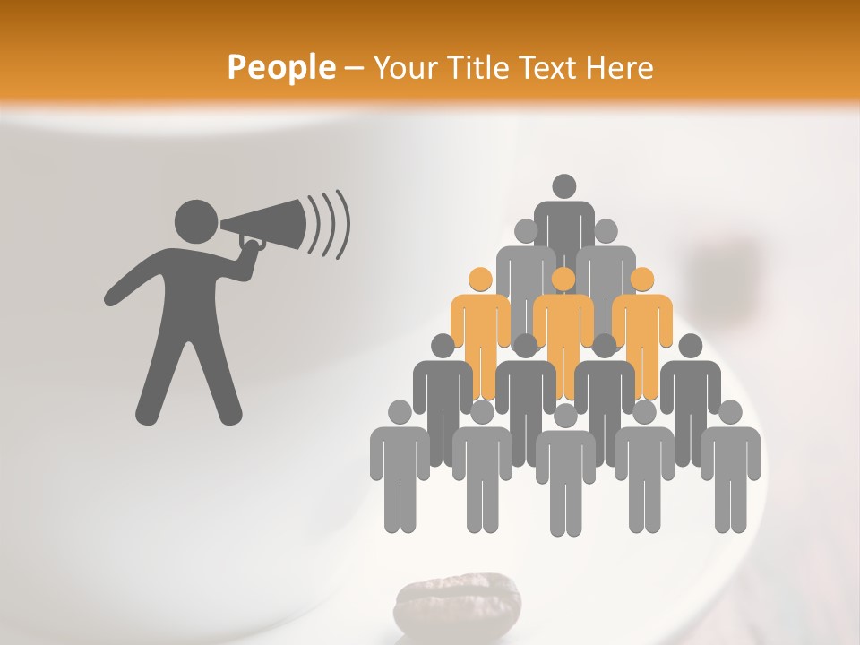 Arabica Froth Coffee Beans PowerPoint Template