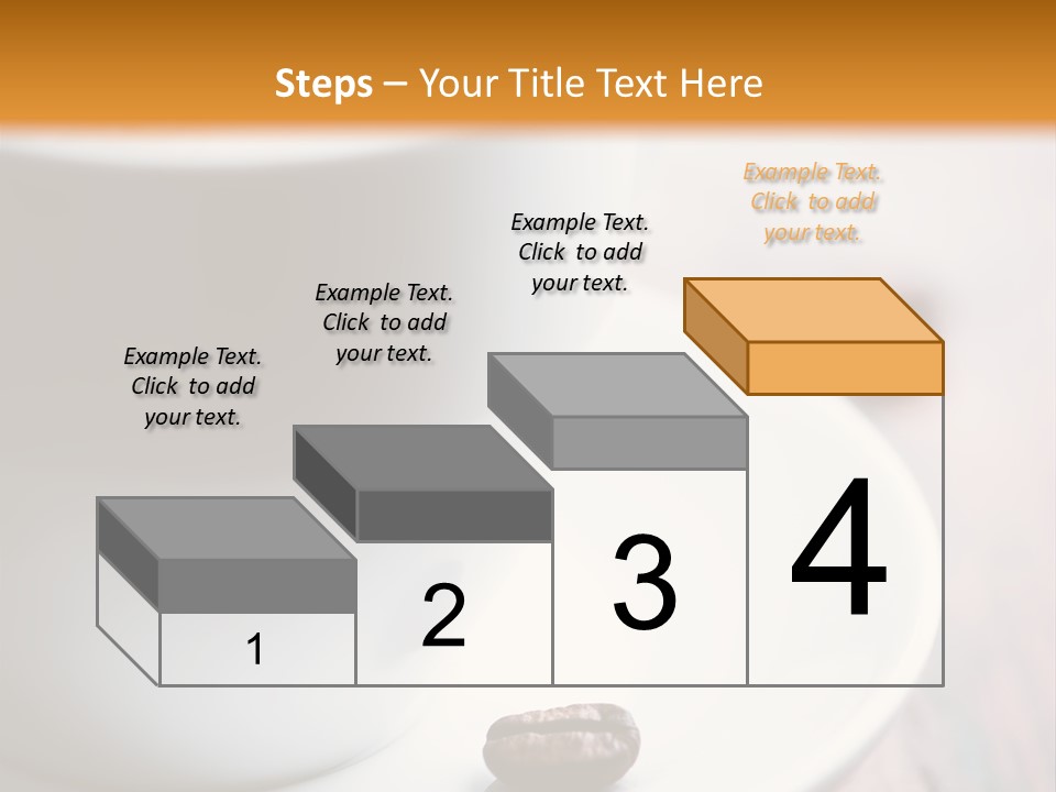 Arabica Froth Coffee Beans PowerPoint Template