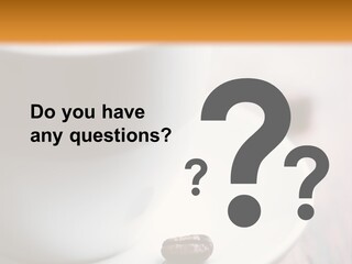 Arabica Froth Coffee Beans PowerPoint Template