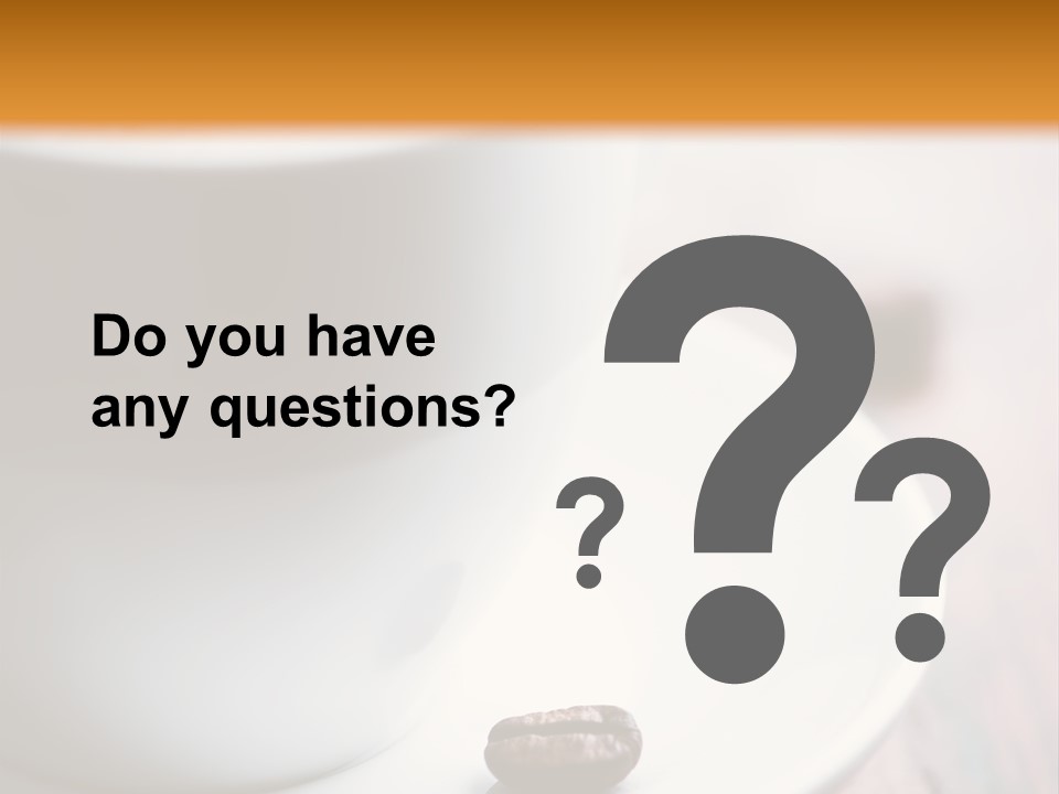 Arabica Froth Coffee Beans PowerPoint Template