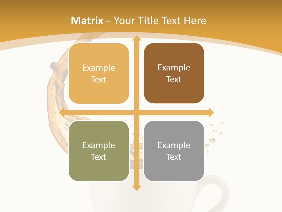 Liquid Mocha Morning Object Jump Italian Abstract Hot Is Cafe Coffee PowerPoint Template