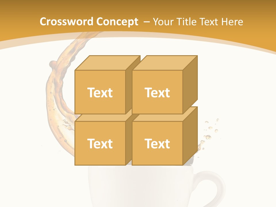 Liquid Mocha Morning Object Jump Italian Abstract Hot Is Cafe Coffee PowerPoint Template