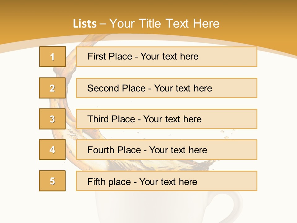 Liquid Mocha Morning Object Jump Italian Abstract Hot Is Cafe Coffee PowerPoint Template