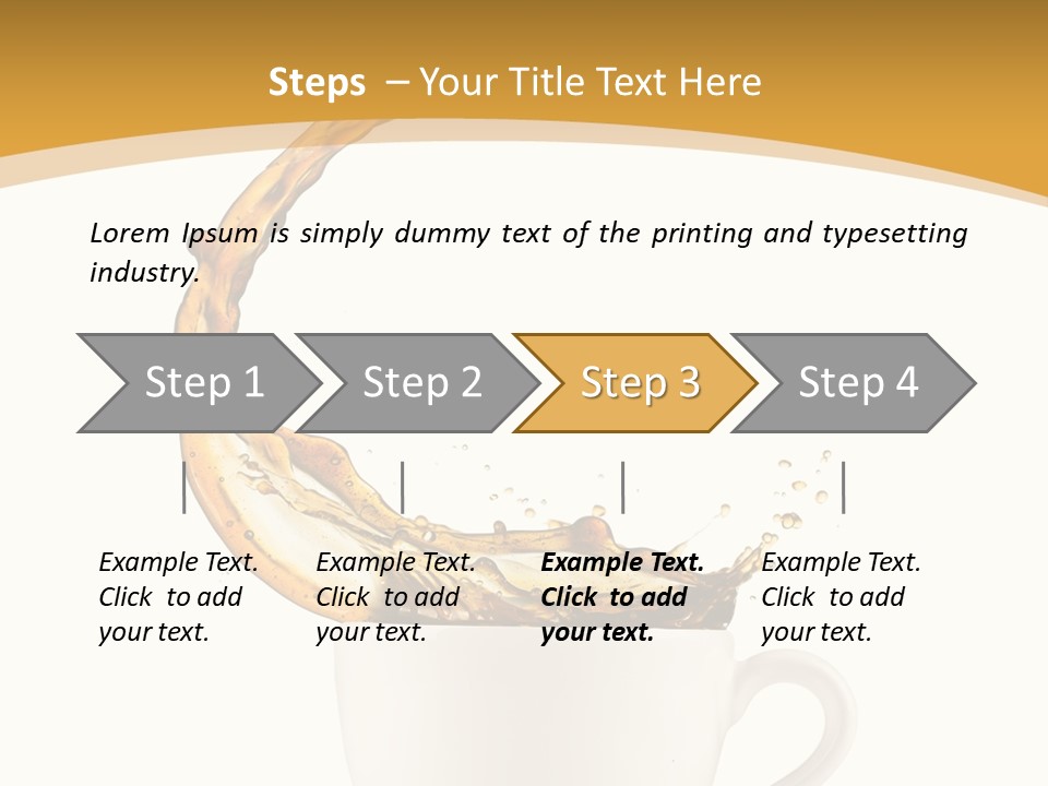 Liquid Mocha Morning Object Jump Italian Abstract Hot Is Cafe Coffee PowerPoint Template