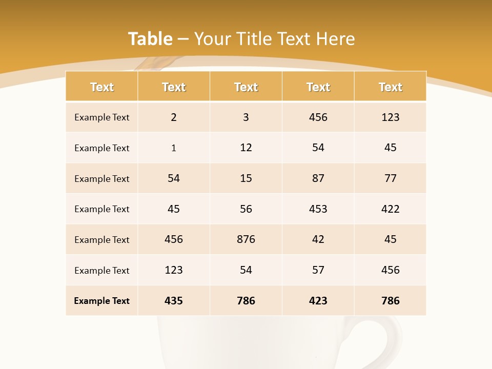 Liquid Mocha Morning Object Jump Italian Abstract Hot Is Cafe Coffee PowerPoint Template