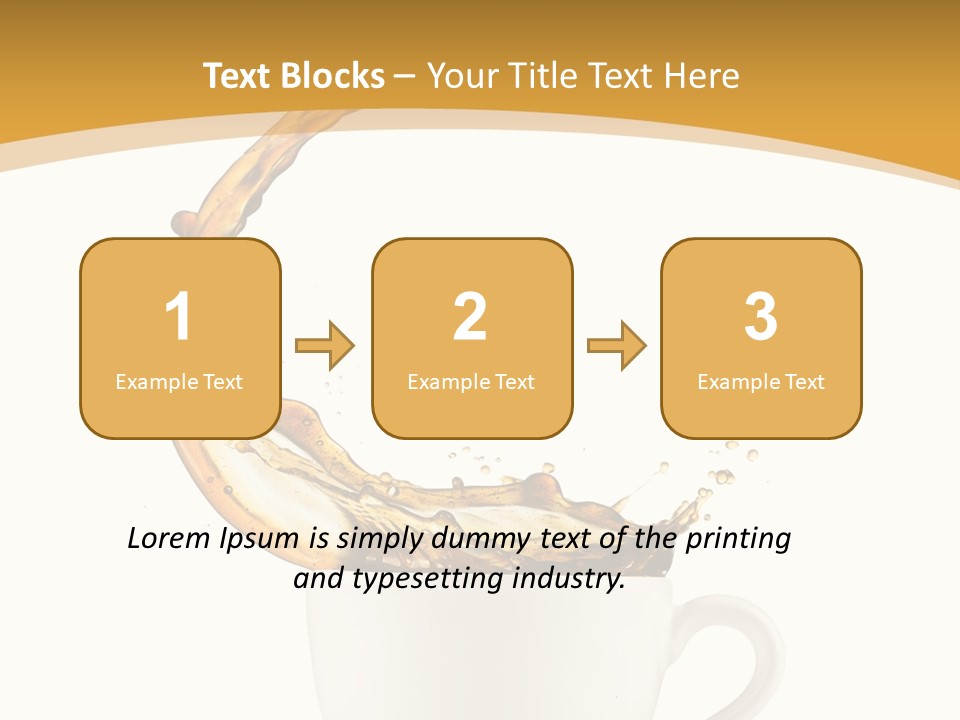 Liquid Mocha Morning Object Jump Italian Abstract Hot Is Cafe Coffee PowerPoint Template