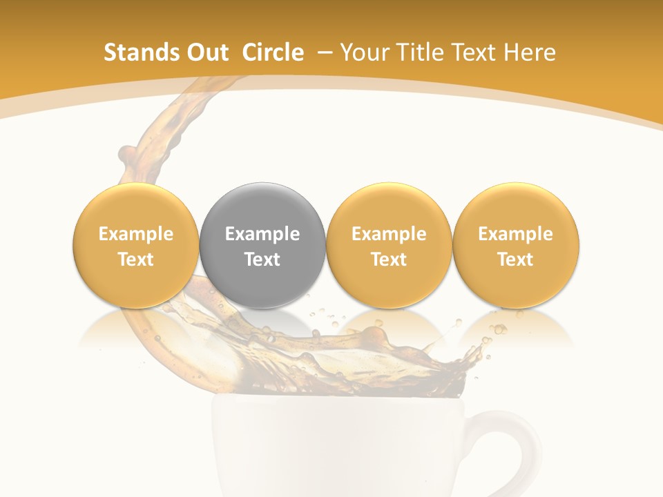 Liquid Mocha Morning Object Jump Italian Abstract Hot Is Cafe Coffee PowerPoint Template